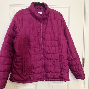 Old Navy Women's Puffer Jacket - Magenta